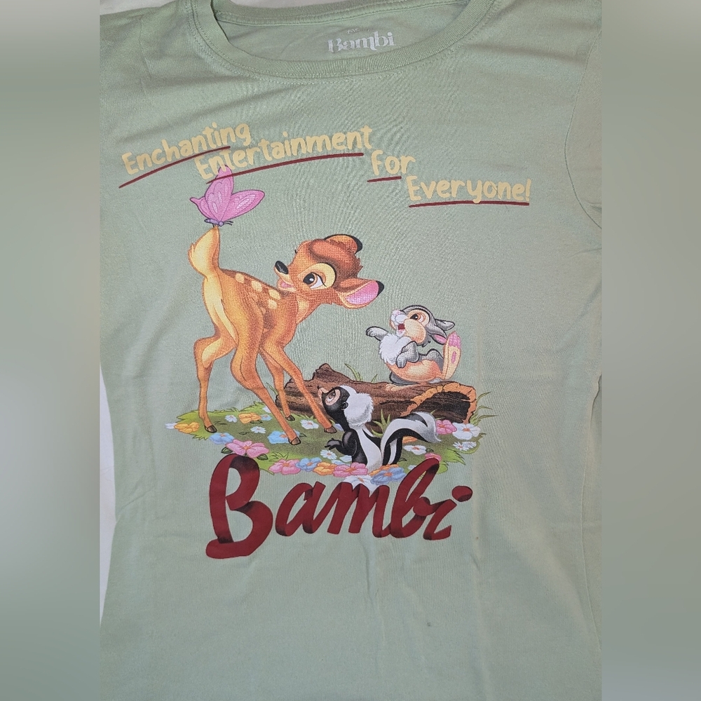 Disney Mint Green Tee Shirt Size Medium